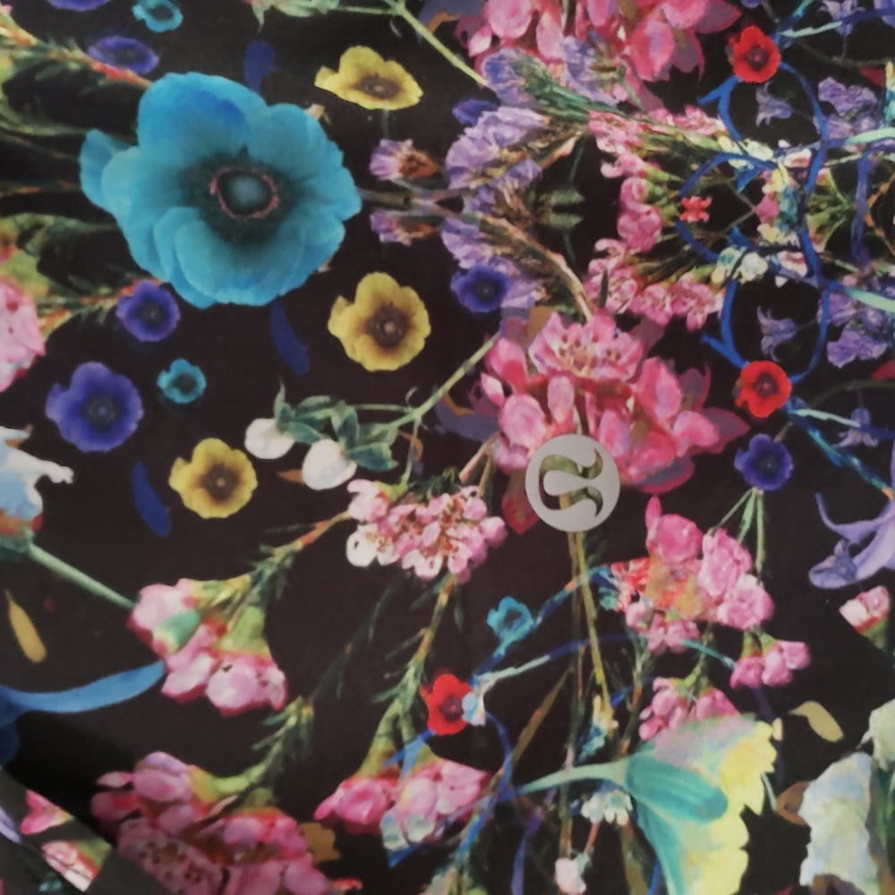 Lululemon Hotty Hot High-Rise SkirtFlowerscope Black Multi / Black Tennis Golf - Picture 9 of 11